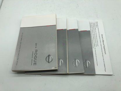 2014 Nissan Rogue Owners Manual Set with Case OEM R01B19006