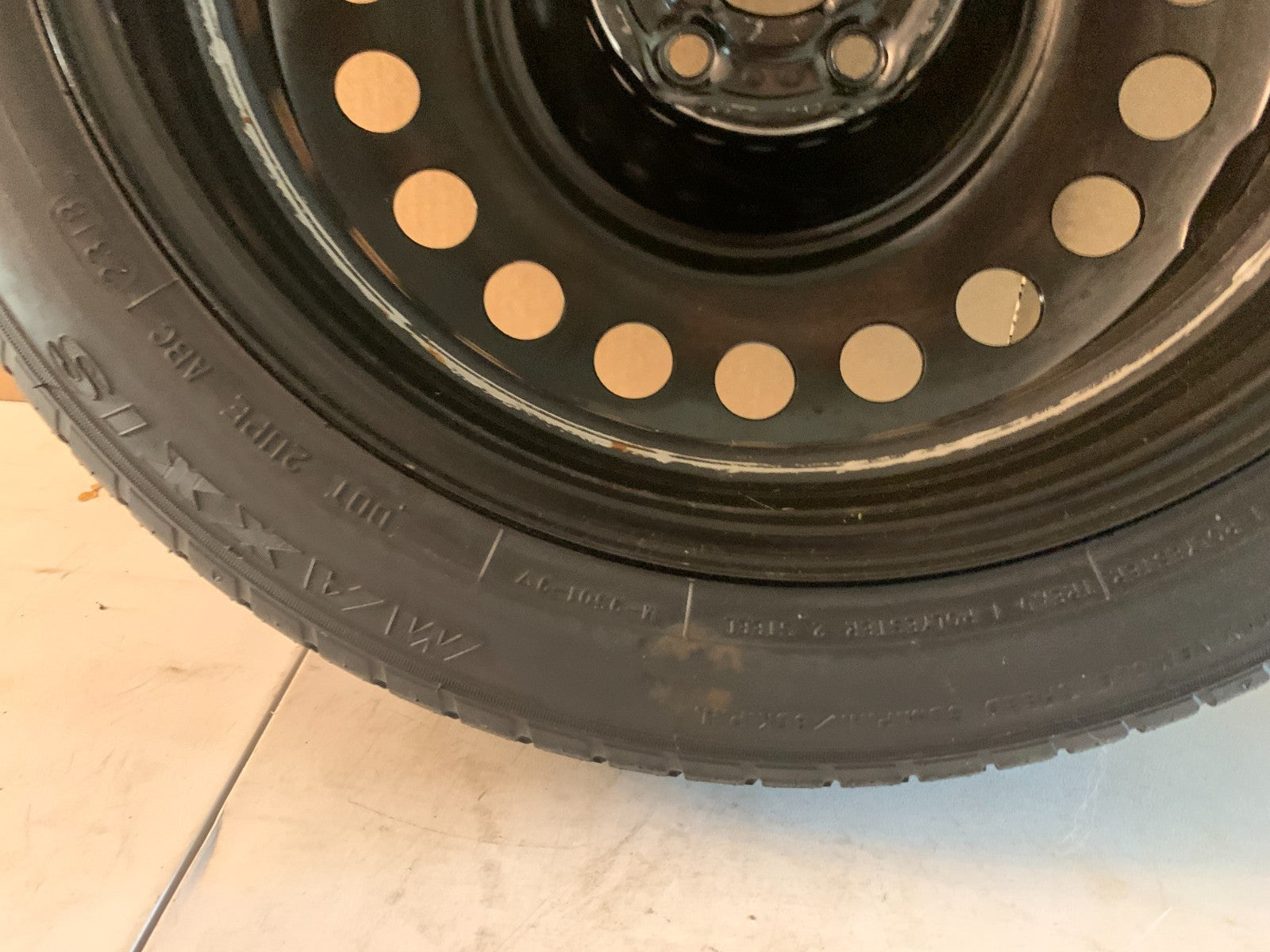 2013-2022 Buick Encore 16" Spare Tire Wheel Compact Donut T125/70R16