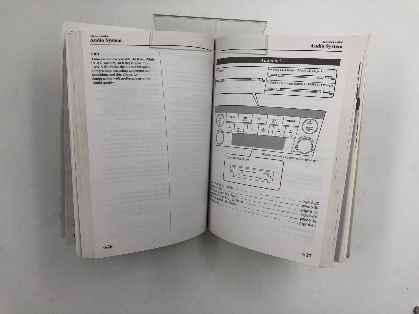 2007 Mazda 6 Owners Manual with Case OEM E02B70009