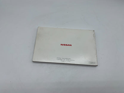 2003 Nissan Altima Owners Manual OEM C03B39006