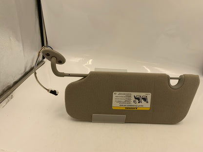 2004-2007 Jeep Liberty Passenger Sun Visor Gray Illuminated OEM C01B17052