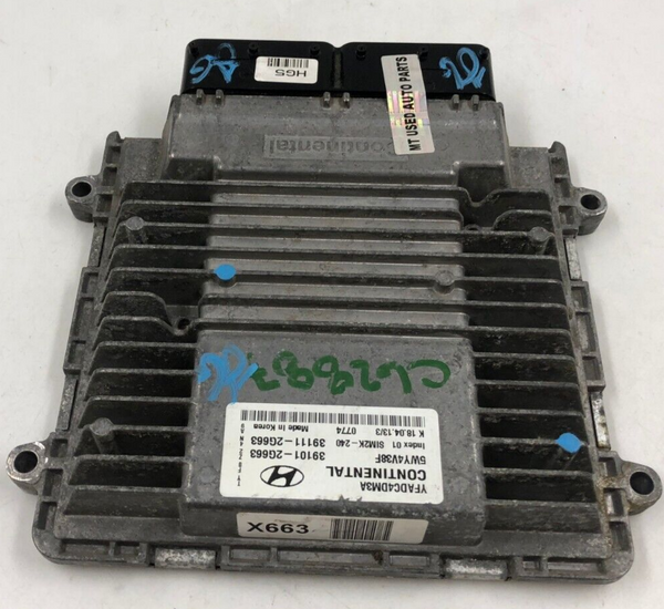 2011-2014 Hyundai Sonata Engine Control Module Unit ECU ECM OEM D02B24036