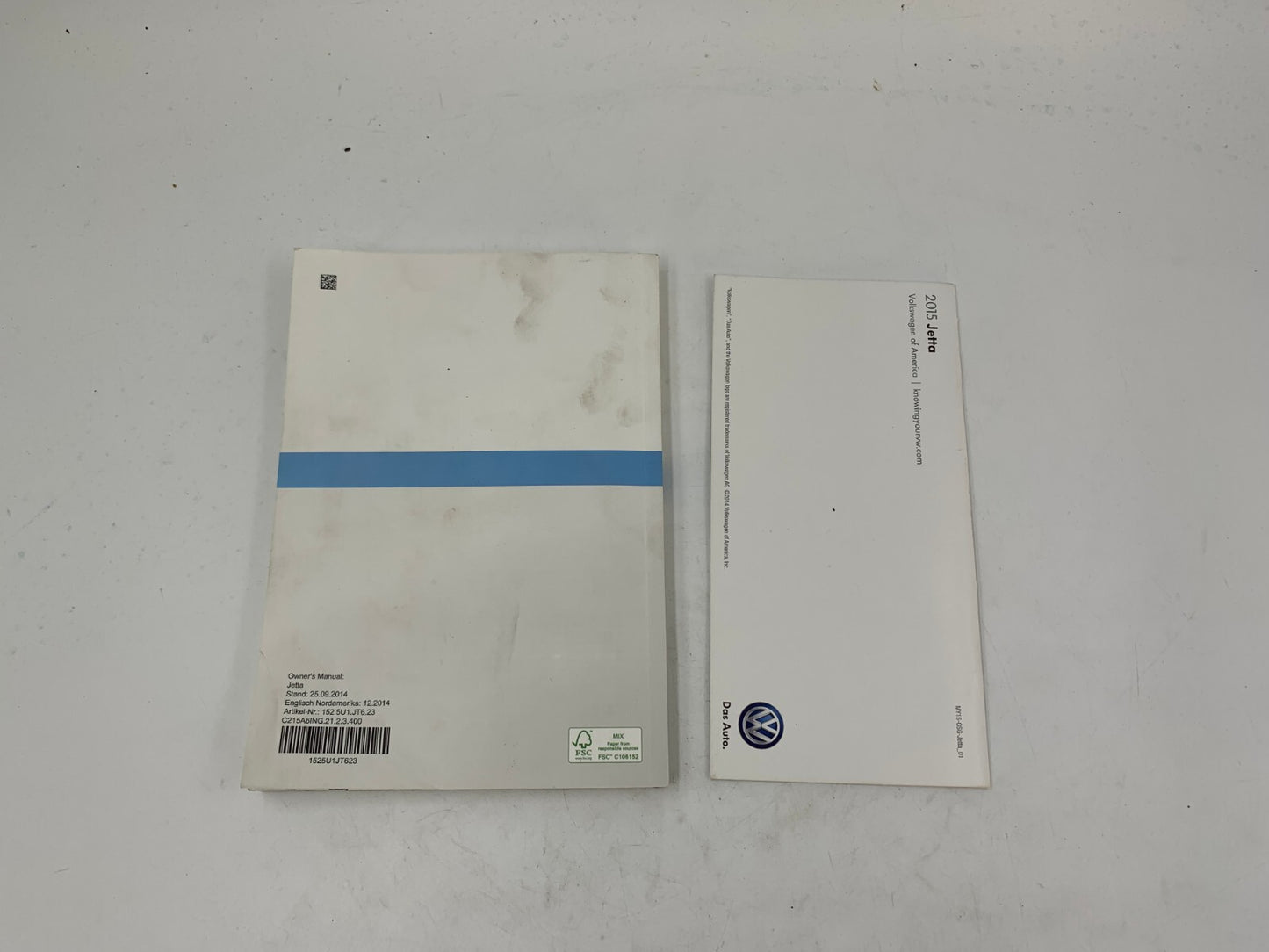 2015 Volkswagen Jetta Owners Manual Set OEM B02B48038