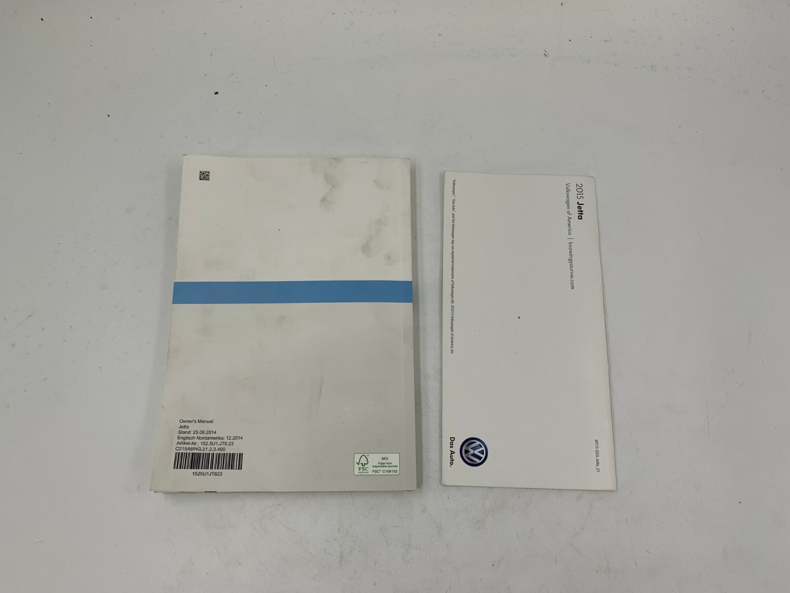 2015 Volkswagen Jetta Owners Manual Set OEM B02B48038