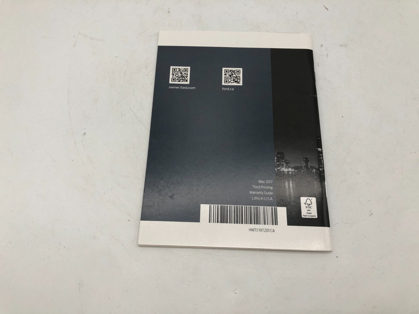 2017 Ford Focus Owners Manual OEM A02B15014