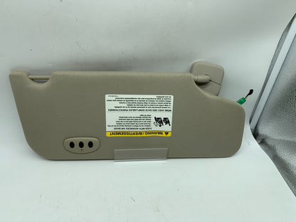 2010-2011 Ford Taurus Driver Sun Visor Gray Illuminated OEM D02B43010