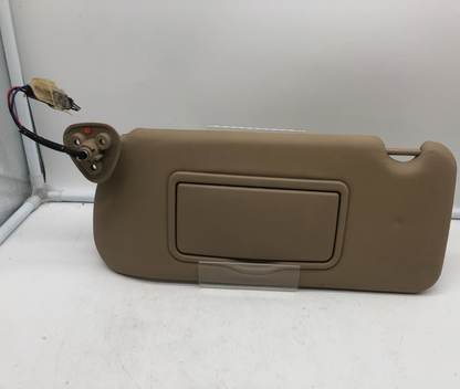 2004-2009 Cadillac SRX Driver Sun Visor Beige Illuminated OEM A01B07002