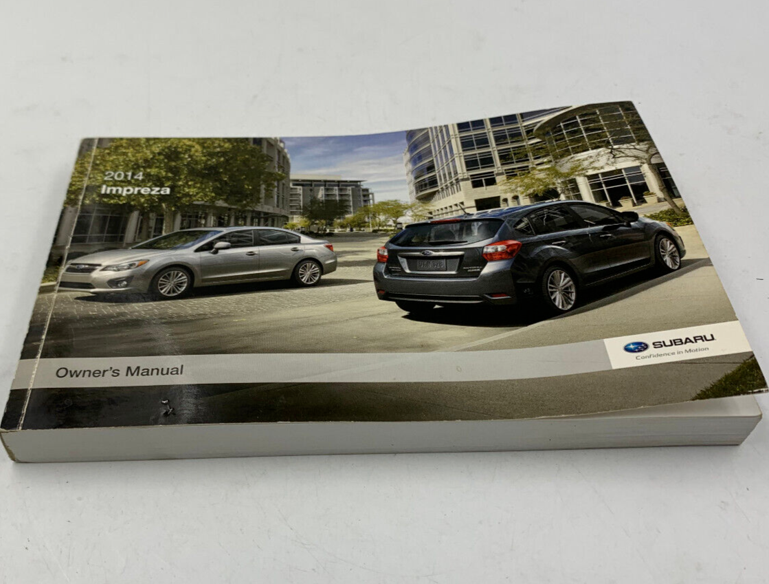 2014 Subaru Impreza Owners Manual OEM E03B22046