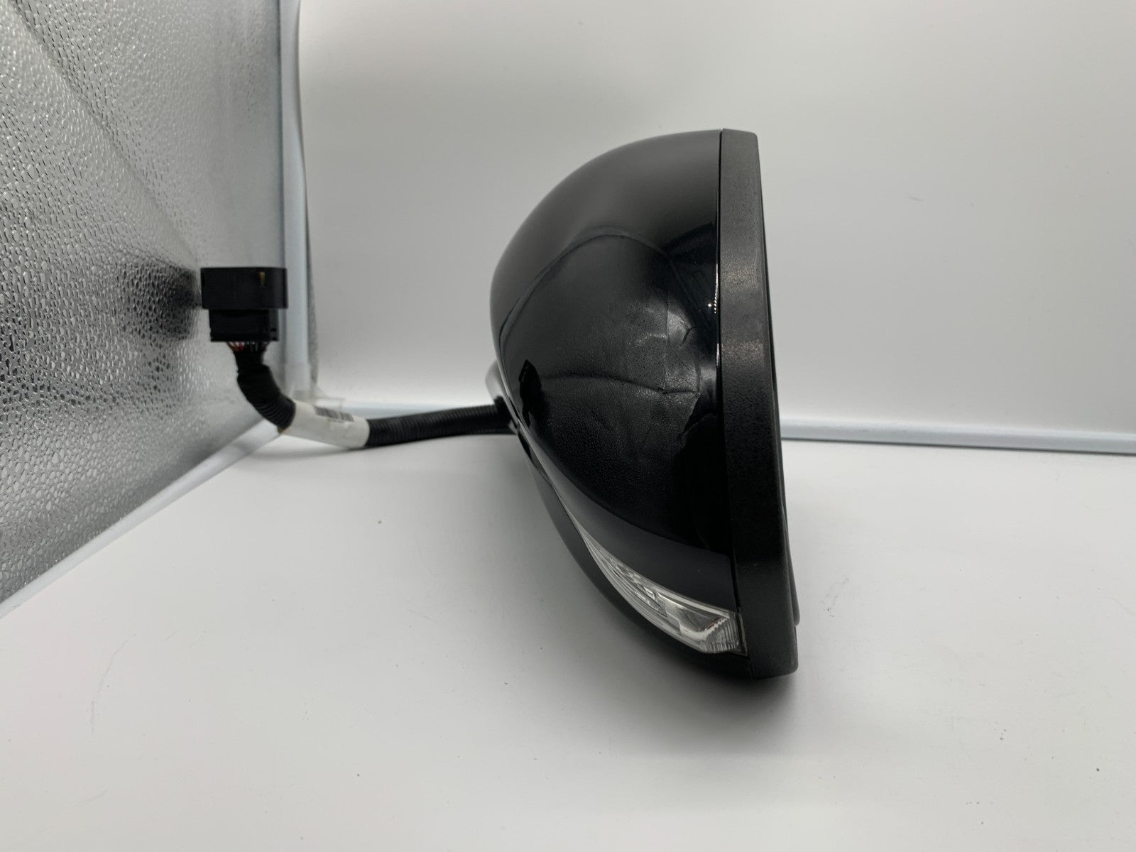 2019-2020 Ford Fusion Driver Side View Power Door Mirror Black BSA OEM