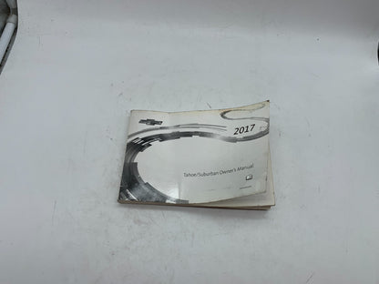 2017 Chevrolet Tahoe Suburban Owners Manual OEM B03B51013