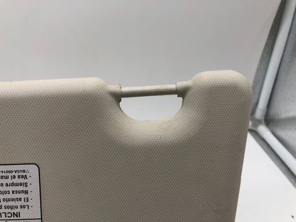 2012-2013 Ford Focus Passenger Sun Visor Ivory OEM A02B10006