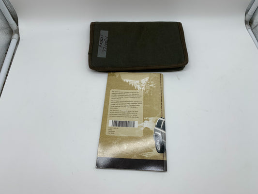 2011 Jeep Patriot Owners Manual Set with Case OEM C03B50002