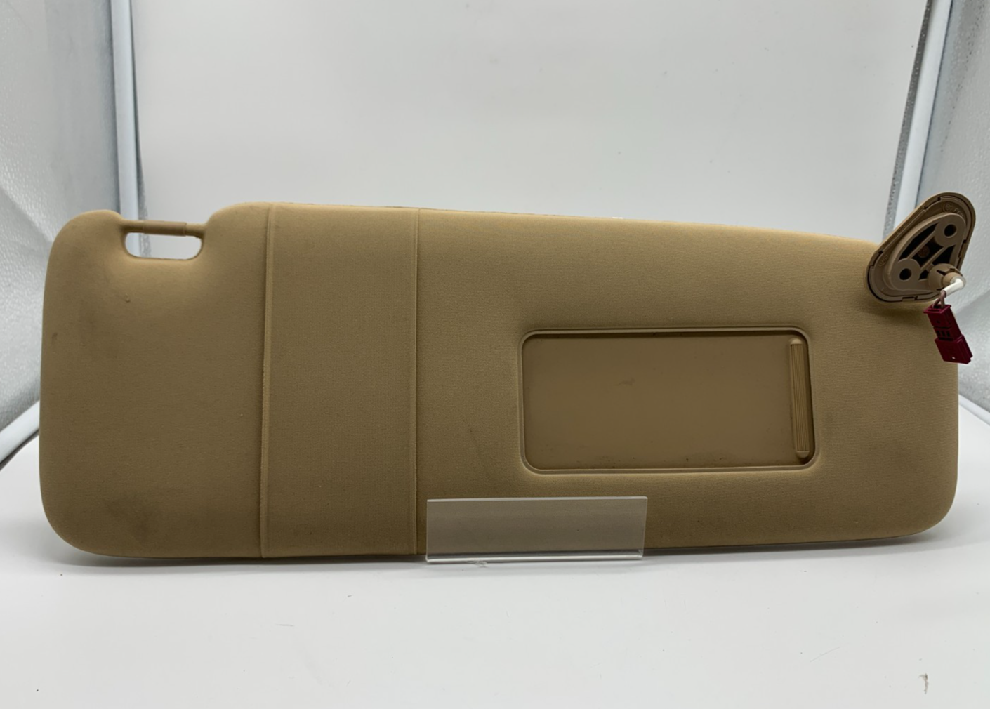 2004-2008 BMW 750i Passenger Sun Visor Illuminated Tan OEM D01B20035