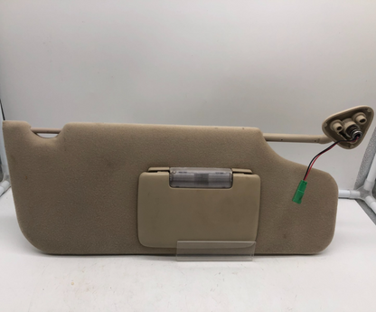 2005-2007 Mercury Montego Passenger Sun Visor Beige Illuminated OEM A01B06009