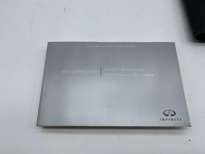 2017 Infiniti QX80 QX 80 Owners Manual Set with Case OEM D03B13002