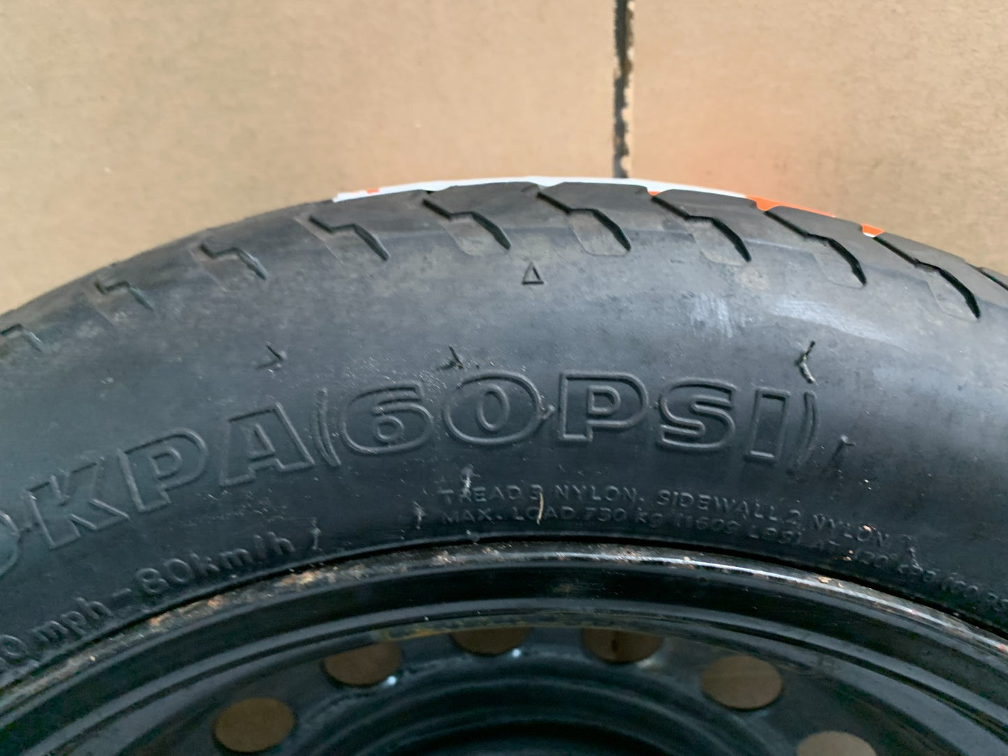 2015-2020 Hyundai Sonata 16" Spare Tire Wheel Compact Donut T125/80D16 OEM1