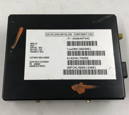 2005-2007 Chrysler Town & Country Radio Satellite Receiver OEM D02B42050