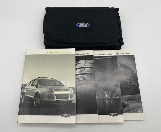 2014 Ford Escape Owners Manual Set with Case OEM R01B37024
