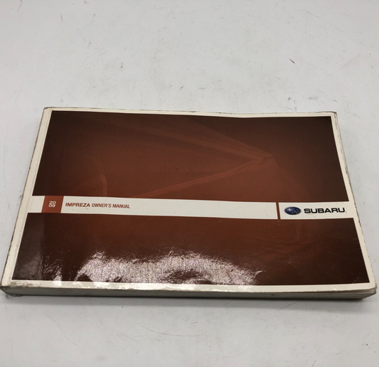 2009 Subaru Impreza Owners Manual OEM D02B03001