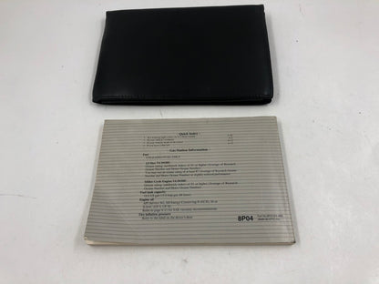 2000 Mazda Millenia Owners Manual with Case OEM D03B37088