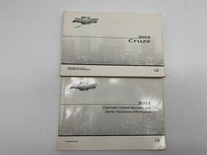 2012 Chevrolet Cruze Owners Manual Set OEM B04B24006