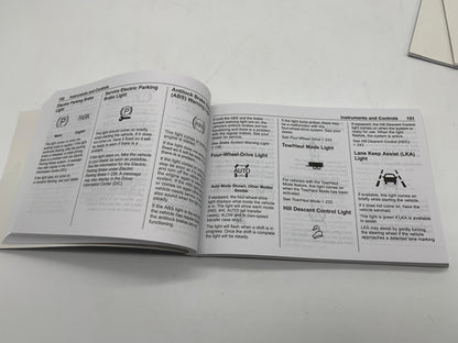 2019 Chevy Silverado Owners Manual Set OEM R01B03021