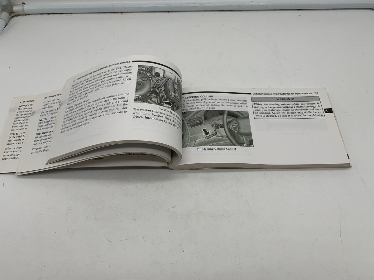 2005 Chrysler Pacifica Owners Manual with Case OEM