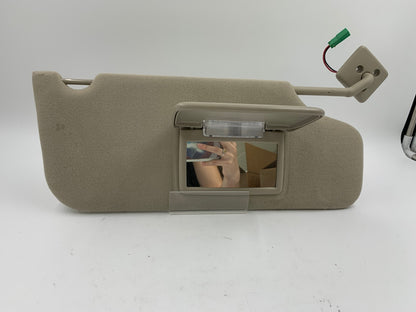 2007-2010 Ford Edge Passenger Sun Visor Sunvisor Beige Illumination E03B62002