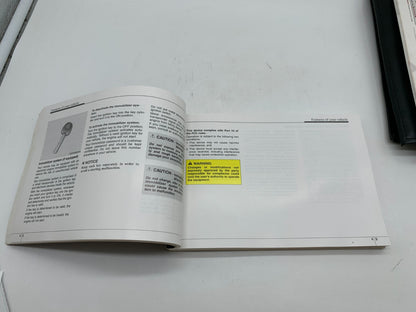2012 Kia Optima Owners Manual Set with Case OEM B01B04009