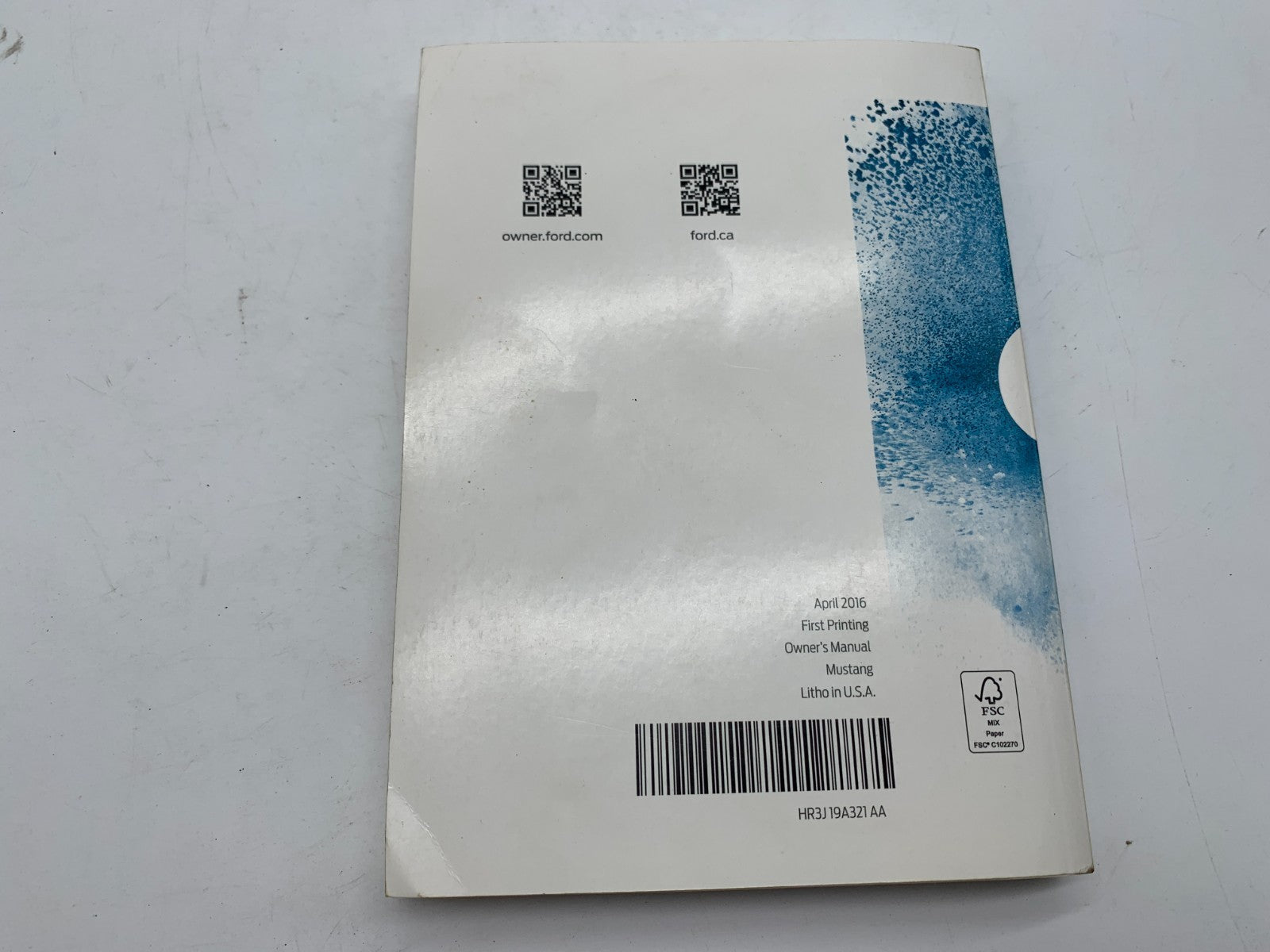 2017 Ford Mustang Owners Manual Set with Case OEM B03B23020