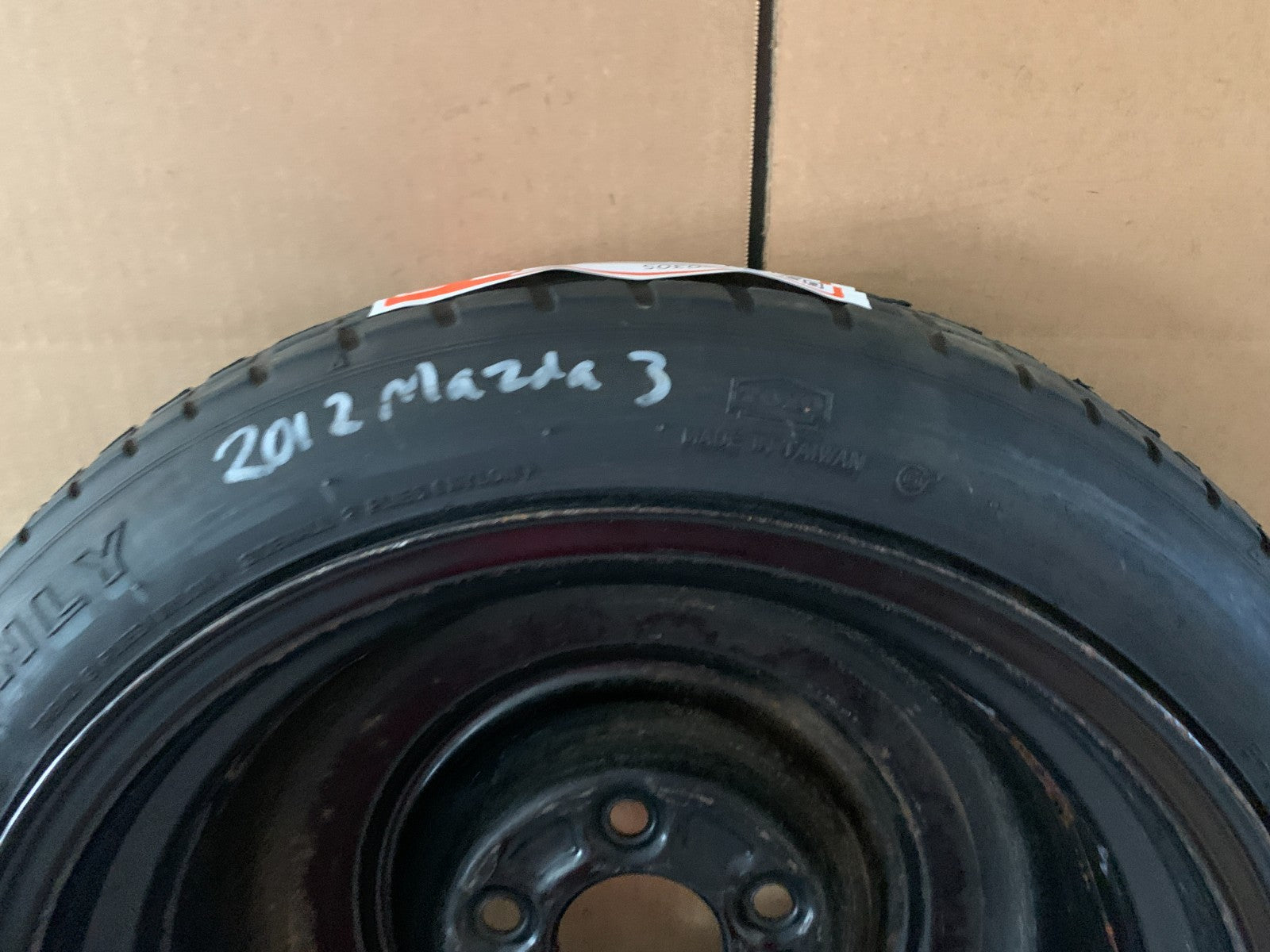 2010-2013 Mazda 3 Mazda3 15" Spare Tire Compact Donut T115/70D15