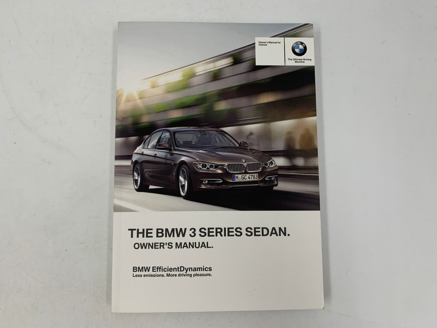 2013 BMW 3 Series Owners Manual with Case OEM A04B54040