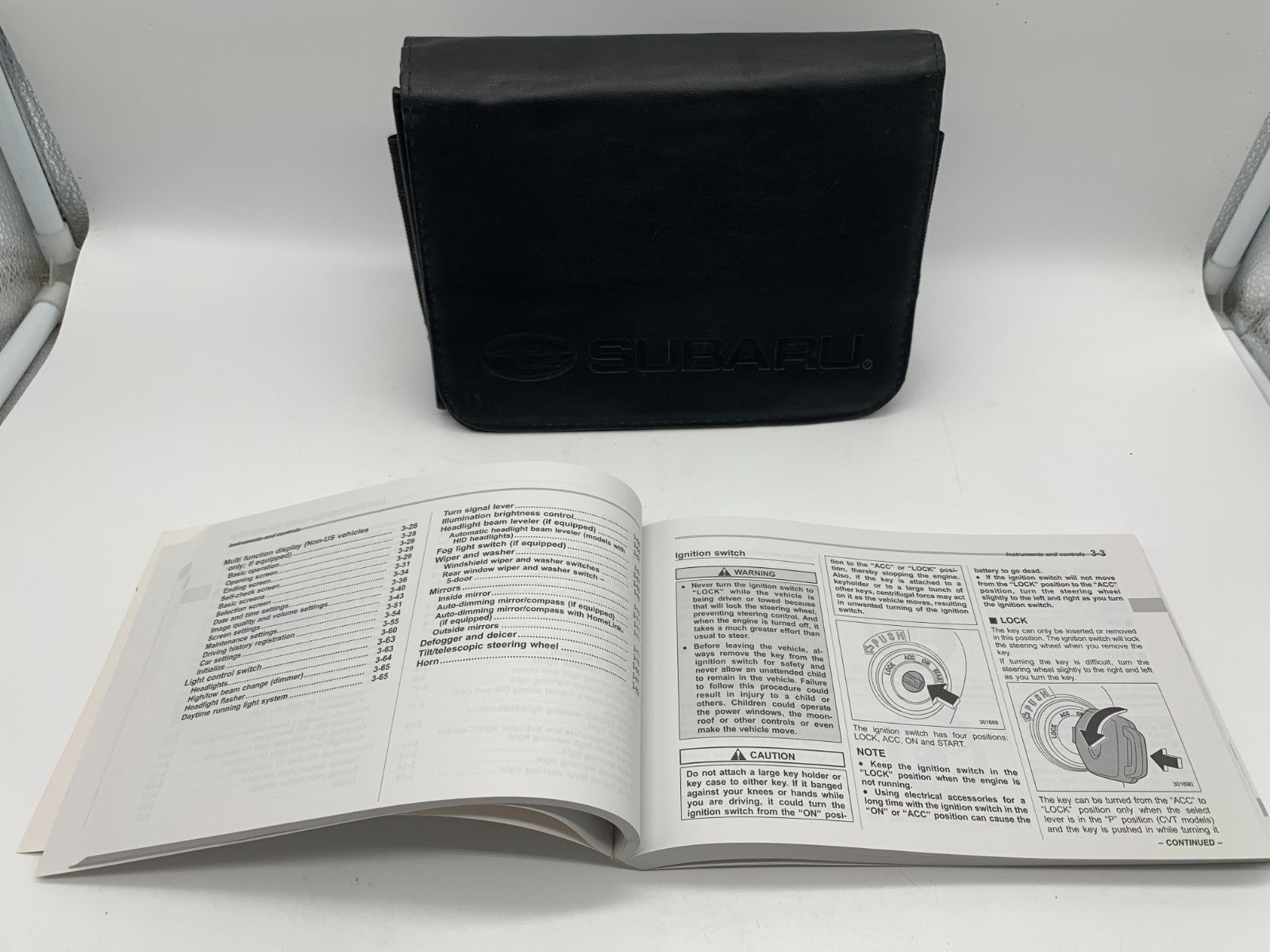 2013 Subaru Impreza Owners Manual Set with Case OEM A02B54013