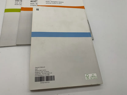 2015 Volkswagen Jetta Owners Manual Set with Case OEM D03B10002
