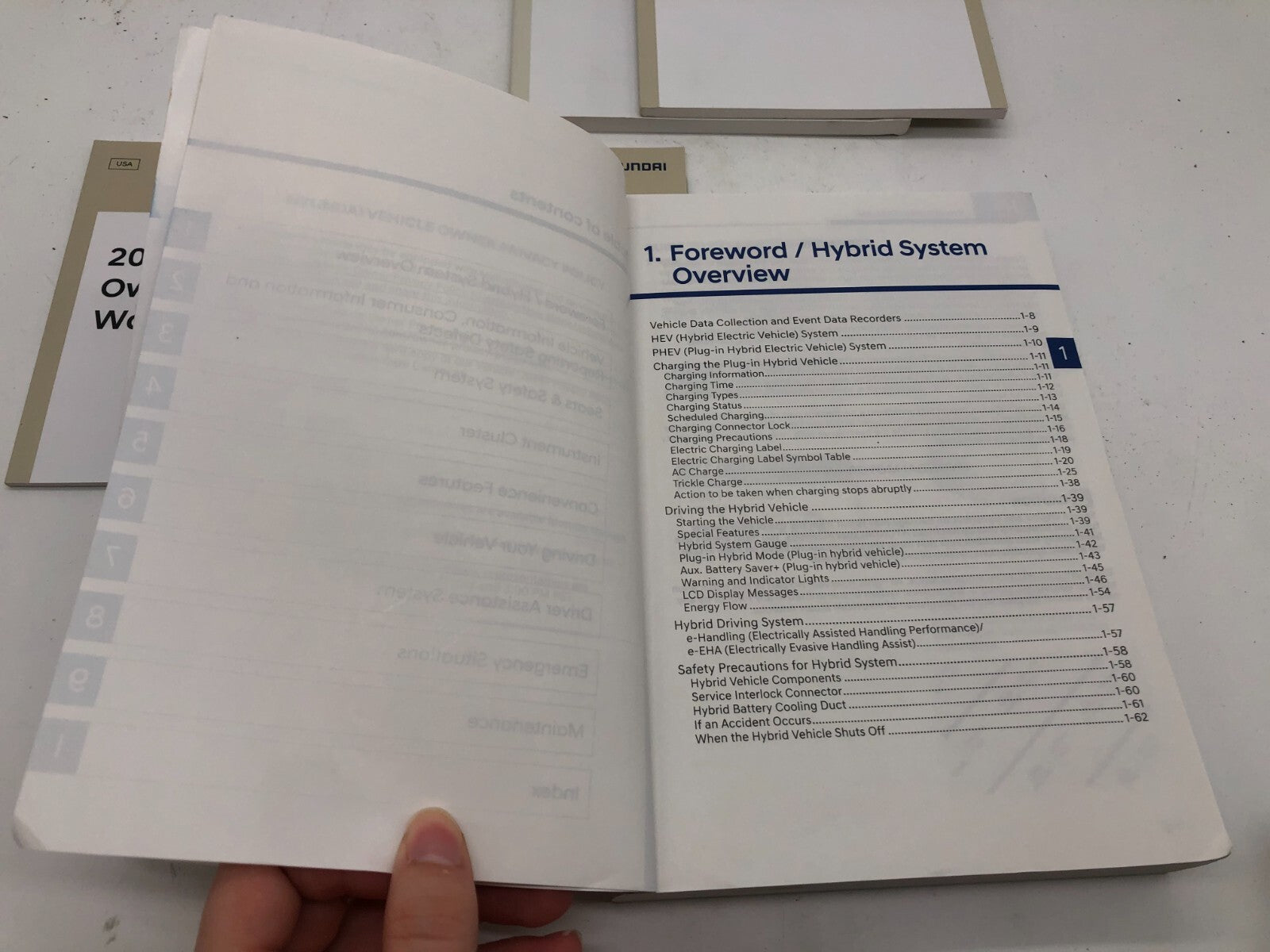 2022 Hyundai Tucson Hybrid Owners Manual Set OEM B02B08039