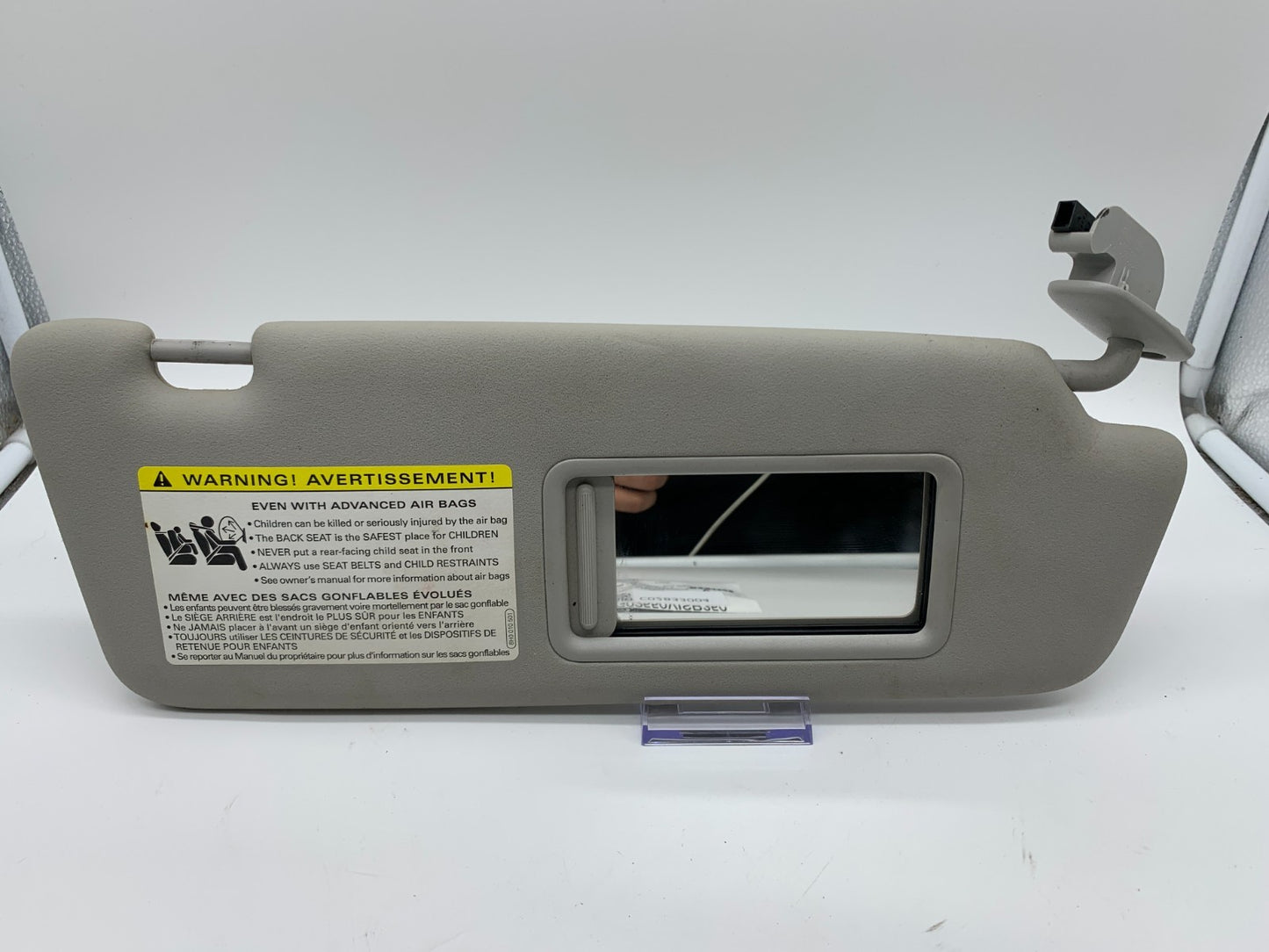 2002-2008 Audi A4 Sedan Passenger Sun Visor Gray Illuminated OEM C02B33004