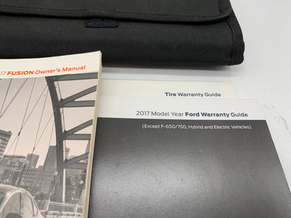 2017 Ford Fusion Owners Manual Set with Case OEM D01B50049