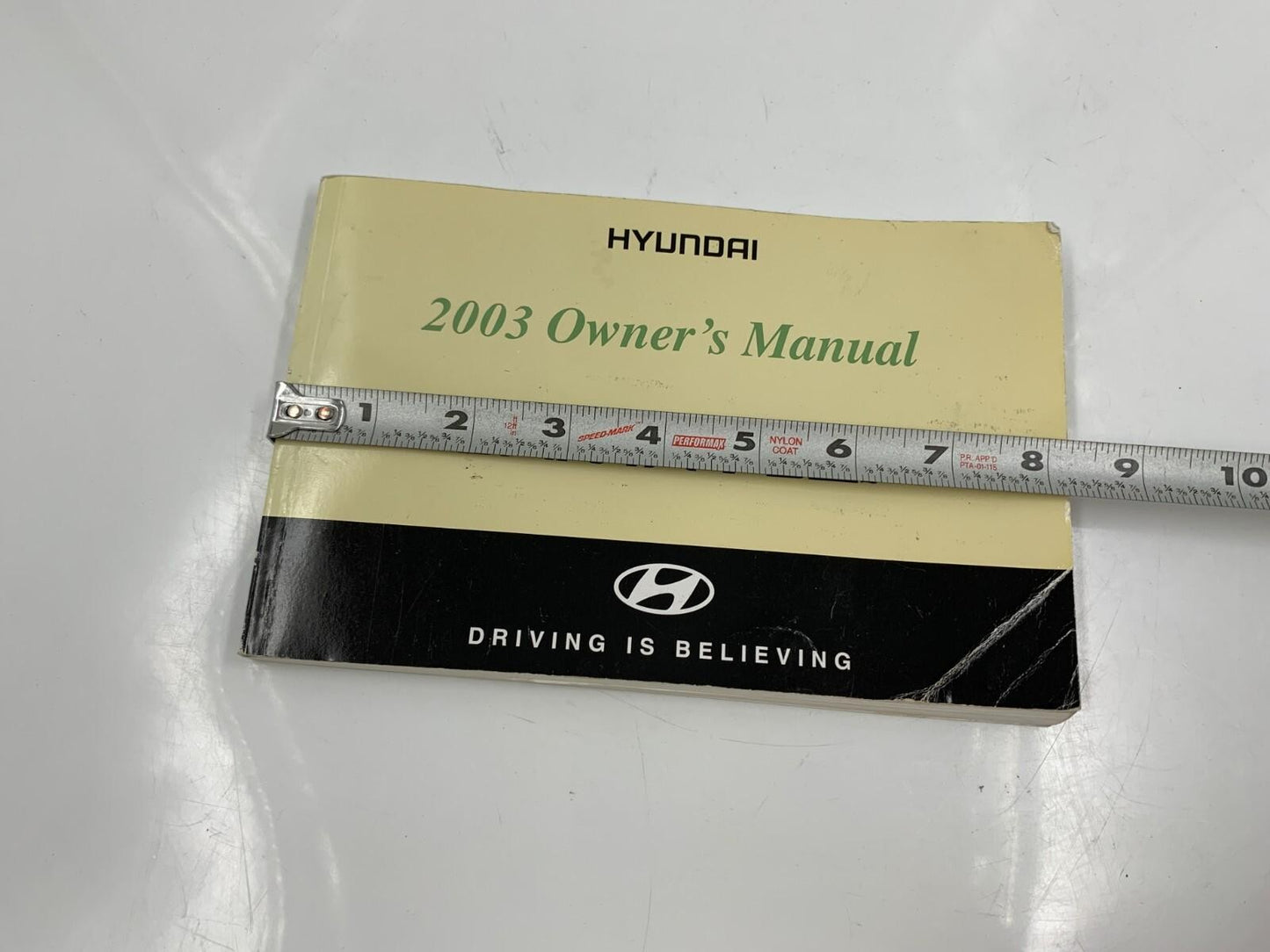 2003 Hyundai Santa FE Owners Manual OEM D01B37008