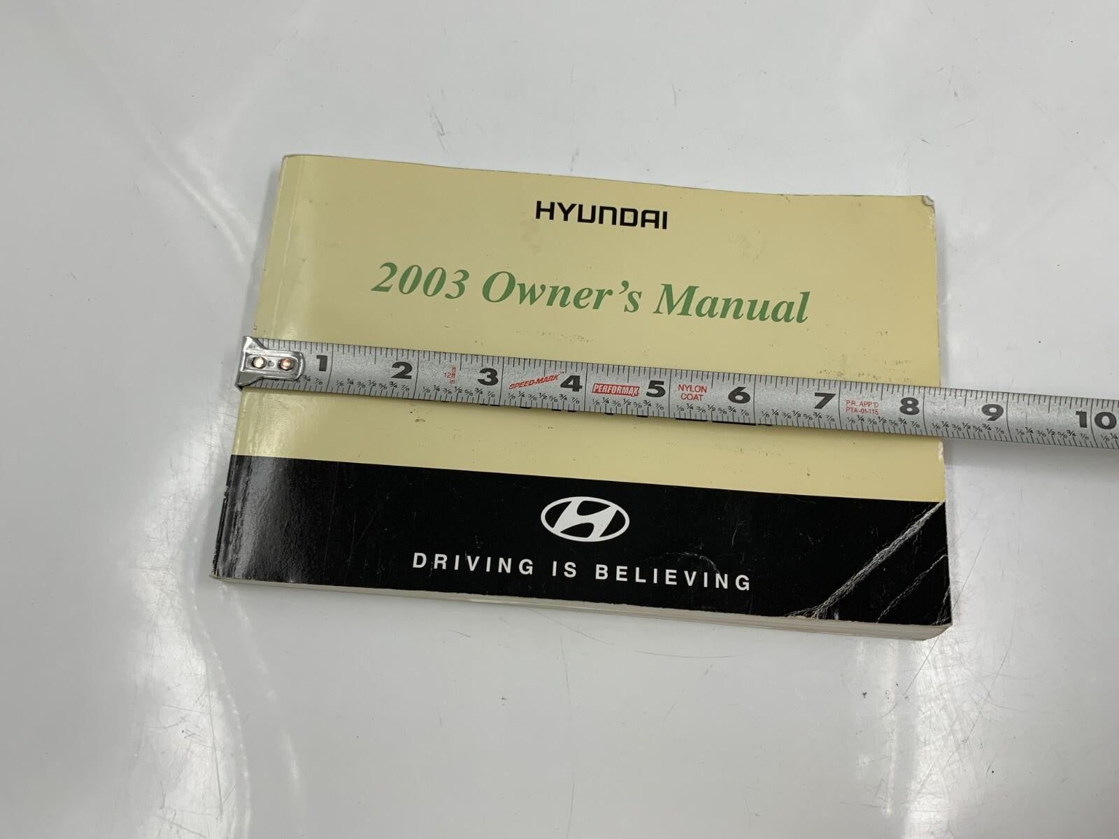 2003 Hyundai Santa FE Owners Manual OEM D01B37008