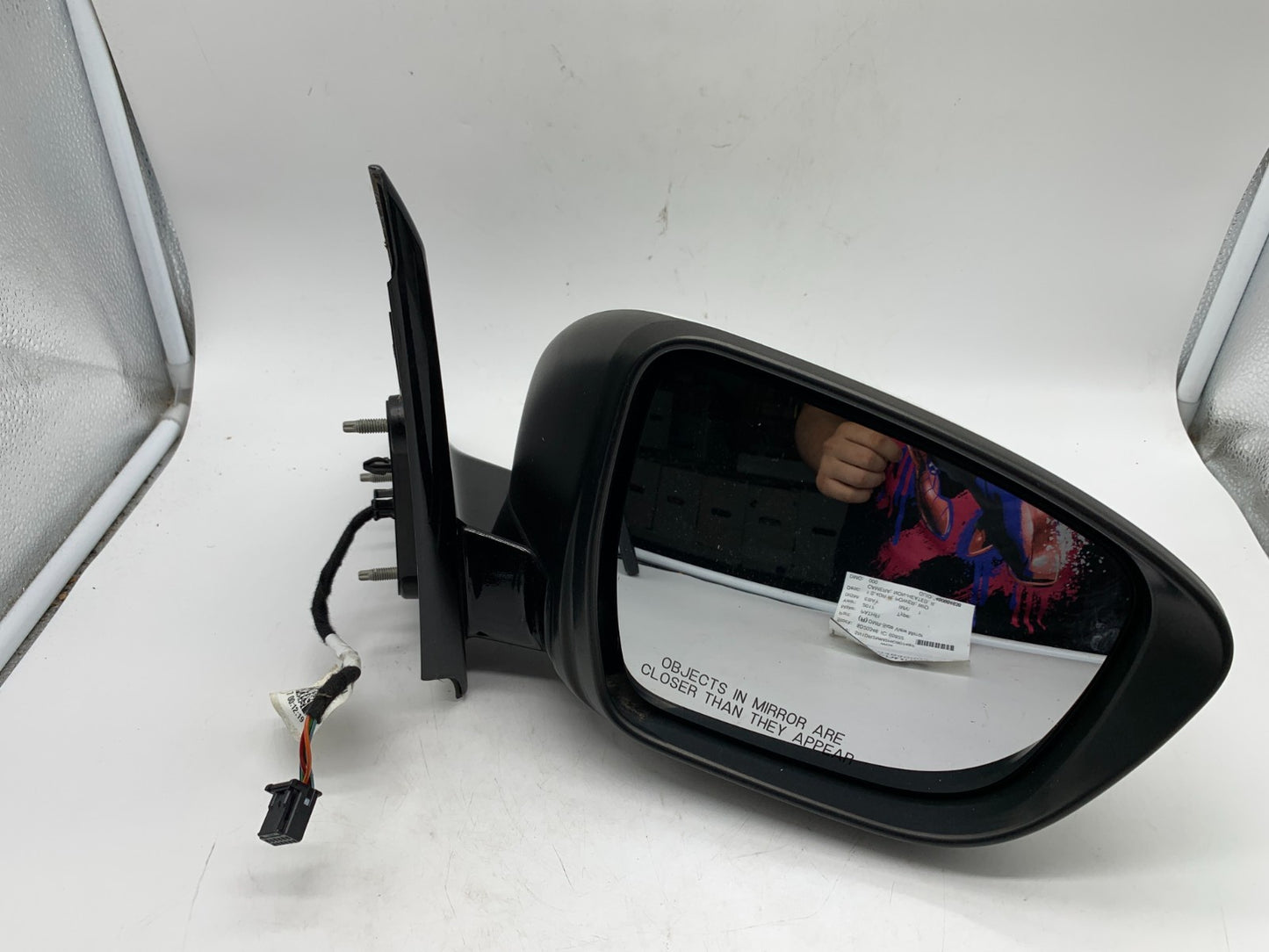 2017 Nissan Pathfinder Passenger Side Power Door Mirror White OEM C03B40002