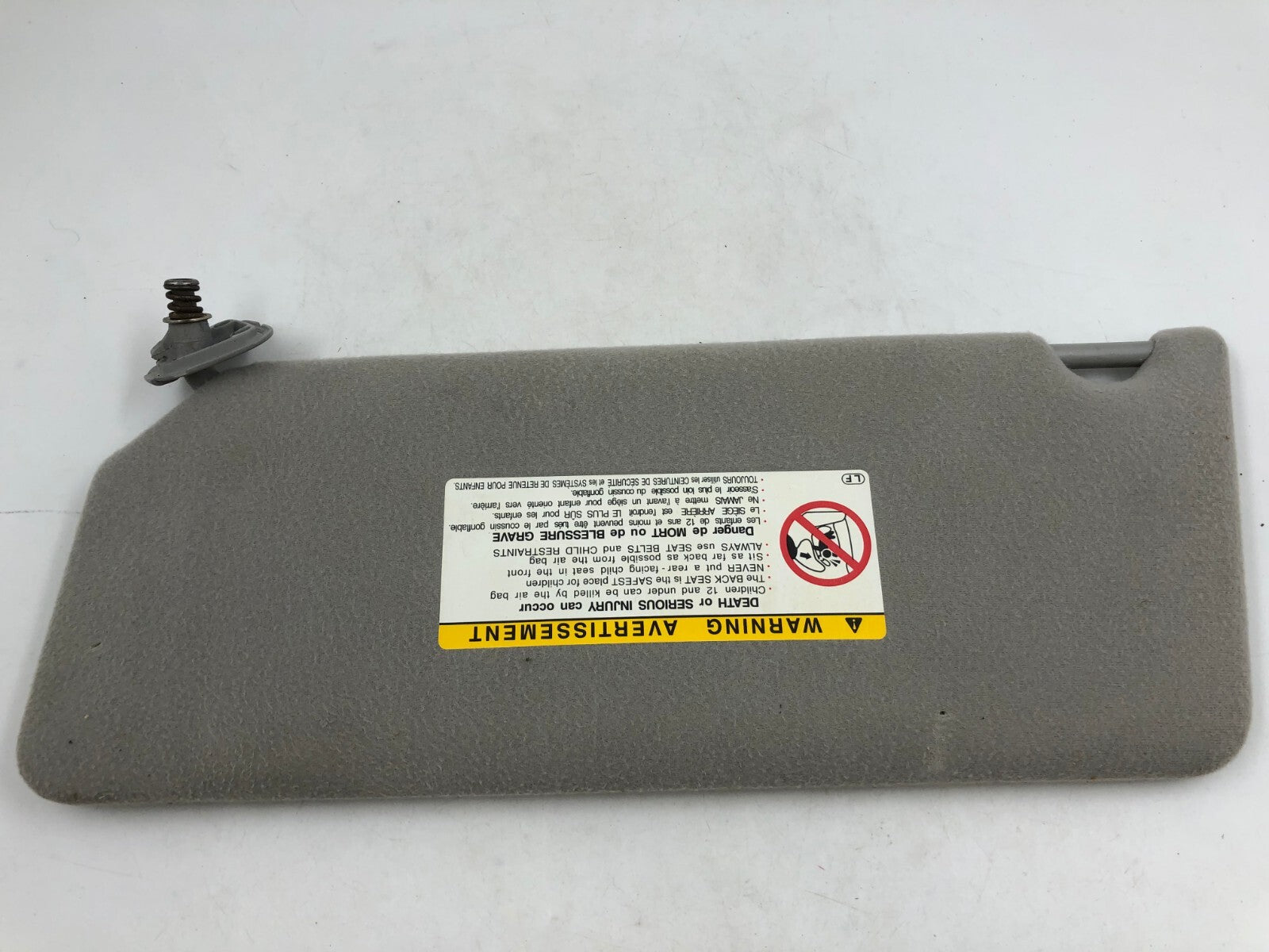 2002-2004 Toyota Camry Passenger Sun Visor Gray OEM