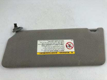 2002-2004 Toyota Camry Passenger Sun Visor Gray OEM