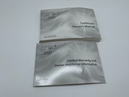 2021 Chevrolet Trailblazer Owners Manual Set OEM B02B16011