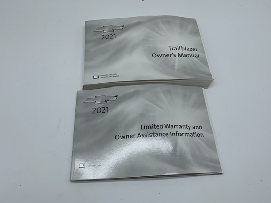 2021 Chevrolet Trailblazer Owners Manual Set OEM B02B16011