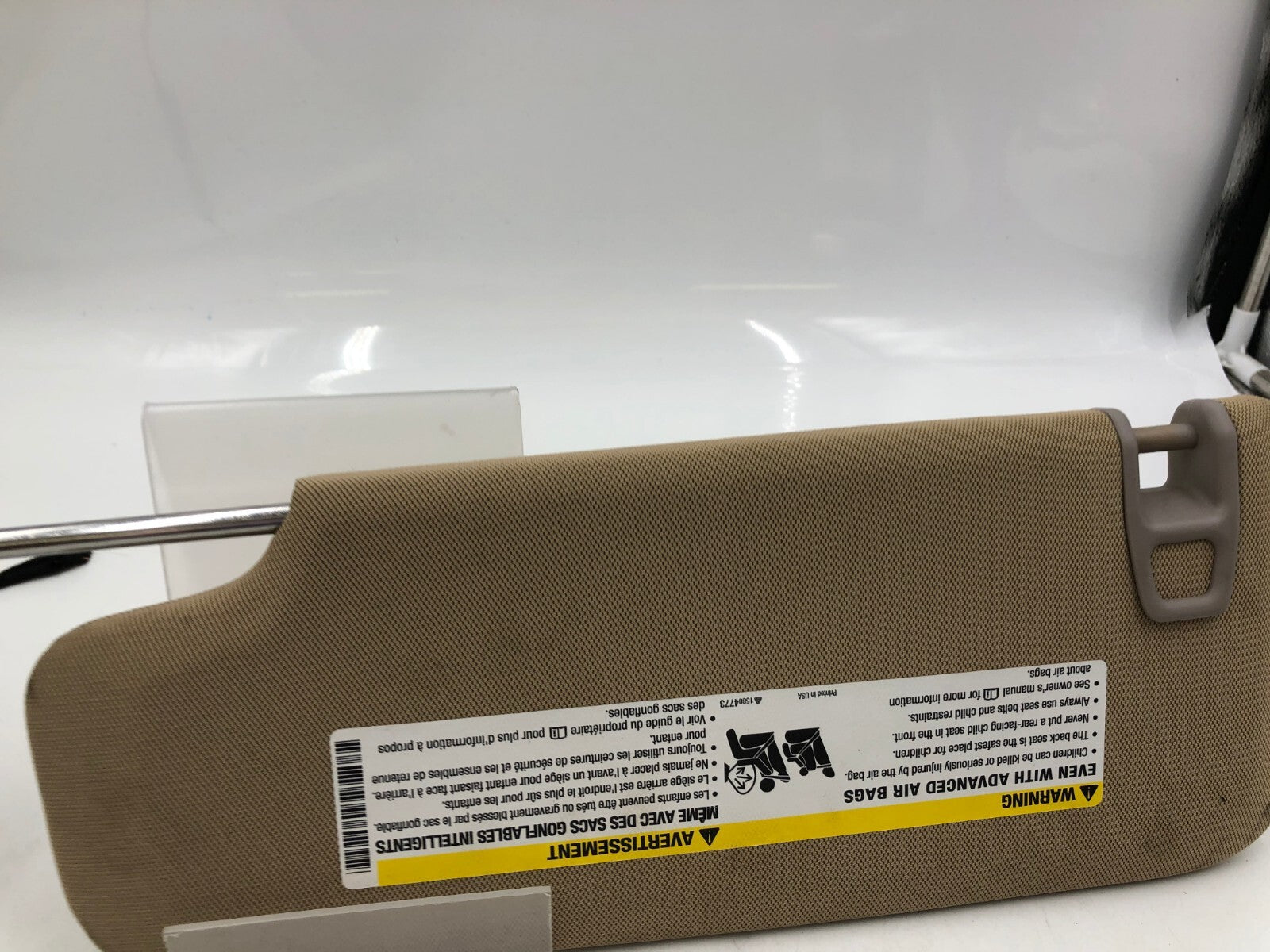 2010-2015 Buick Lacrosse Passenger Sun Visor Sunvisor Tsn Illuminated A03B09048