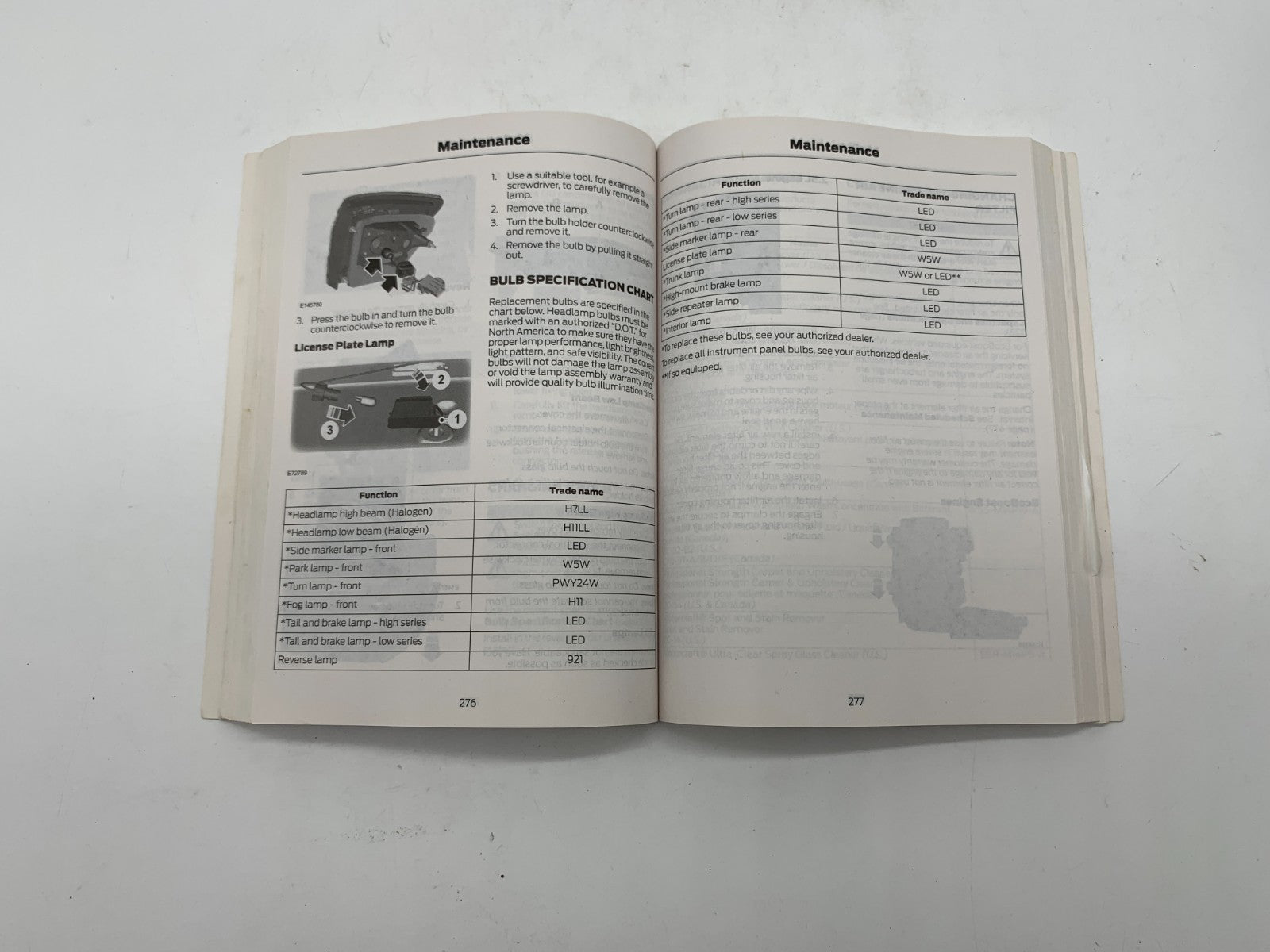2017 Ford Fusion Owners Manual Set with Case OEM A02B55007