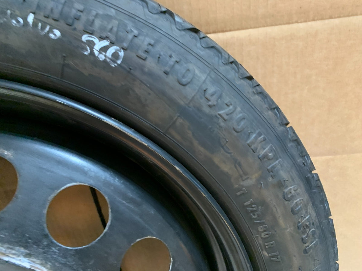 2007-2010 Volvo S60 S 60 17" Spare Tire Compact Donut T125/80R17
