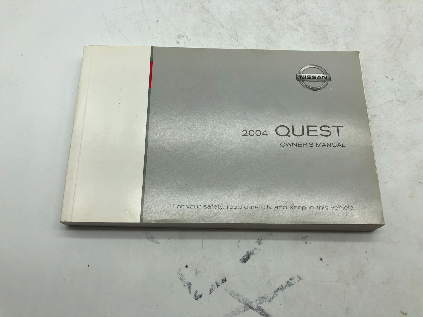 2004 Nissan Quest Owners Manual Set with Case OEM A04B45038