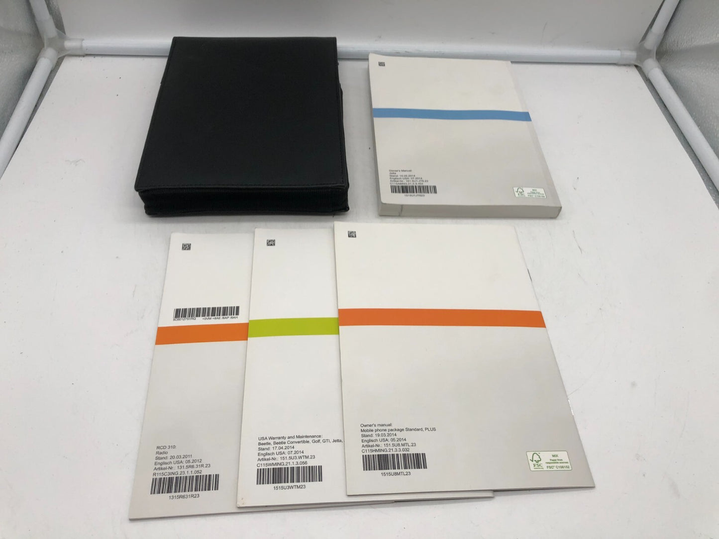 2015 Volkswagen Jetta GLI Owners Manual Set with Case OEM C02B49012