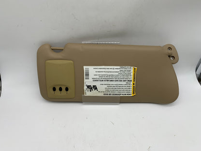 2007-2009 Cadillac SRX Driver Sun Visor Sunvisor Tan Illuminated OEM A04B42010
